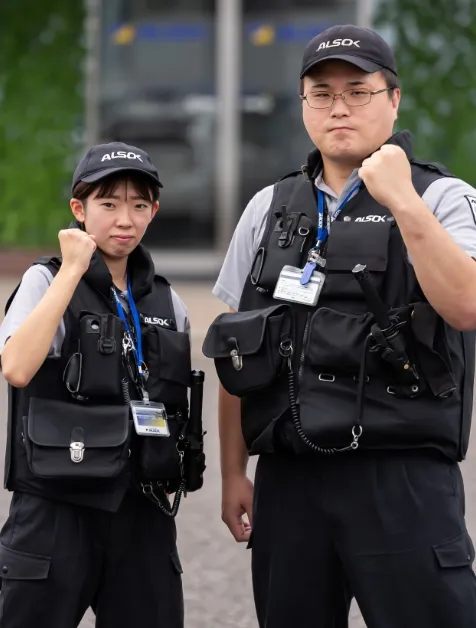 機械警備隊員インタビュー写真