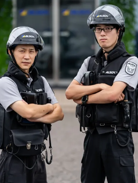 警備輸送隊員インタビュー写真