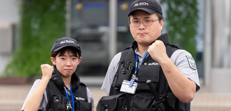 機械警備隊員のインタビュー写真