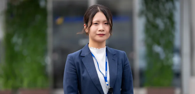 営業職のインタビュー写真